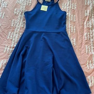 Royal blue dress